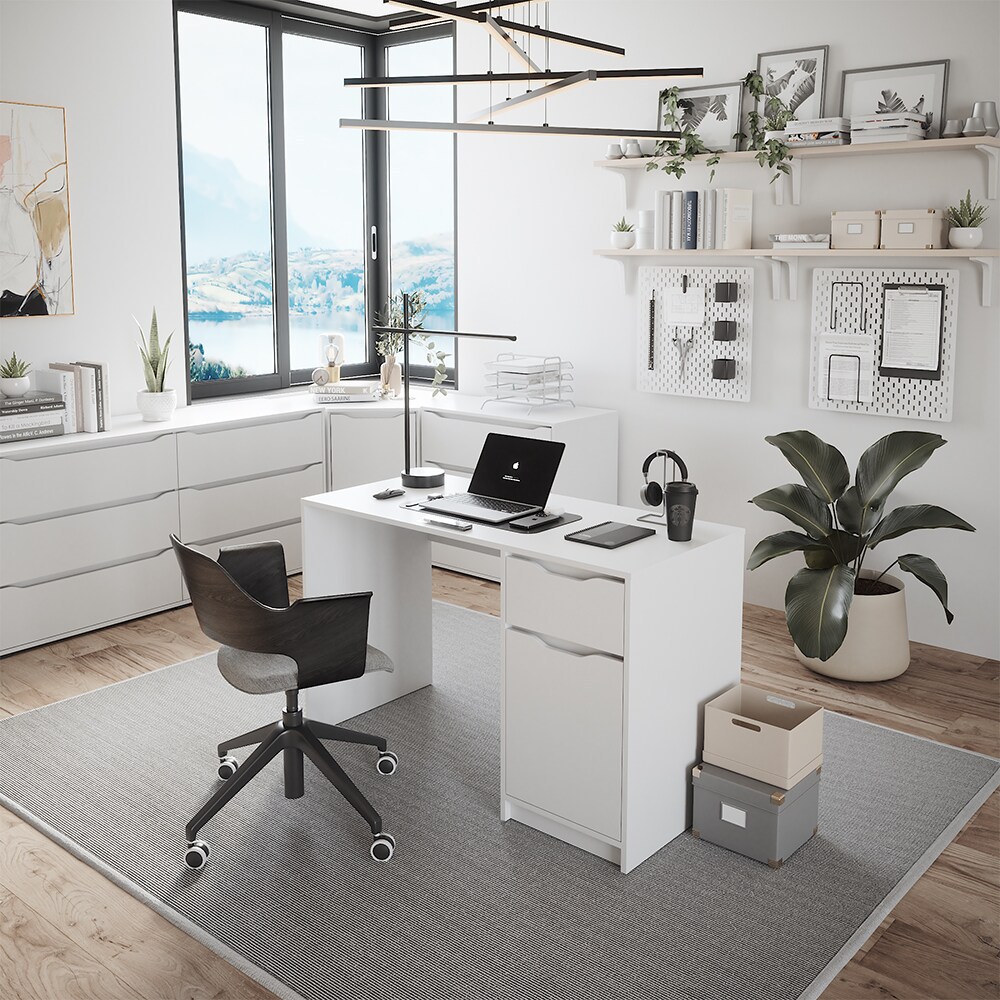 Vicco Schreibtisch Ruben 120 x 55 cm mit Schublade
