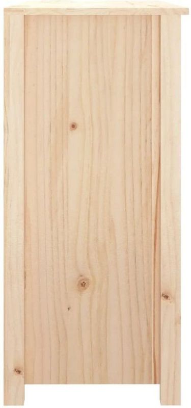 vidaXL - Dressoir - Massief Grenenhout - 2 Lades - 4 Vakken