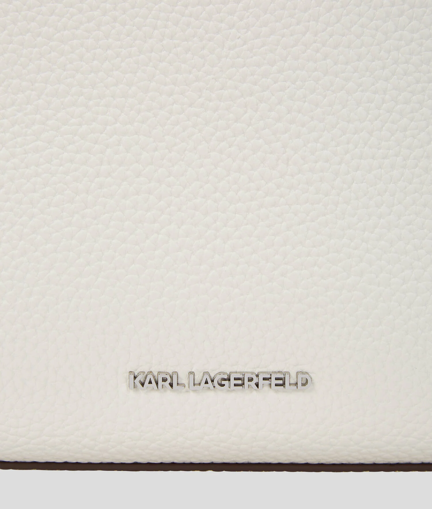 SAC BANDOULIÈRE GRAINÉ IKON - Blanc Cassé