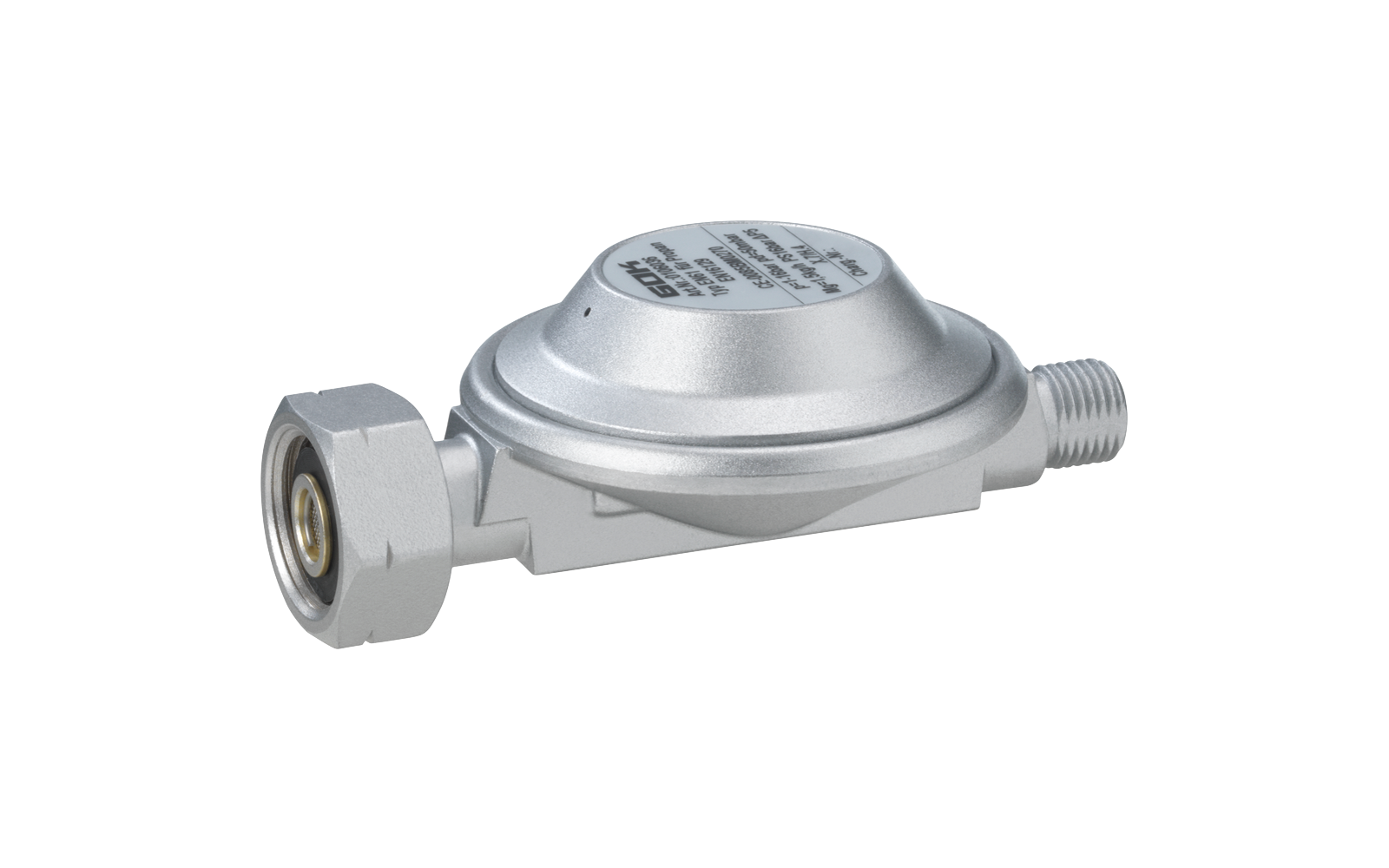GOK Niederdruckregler Typ EN61 Abgang gerade 1,5 kg/h 50 mbar