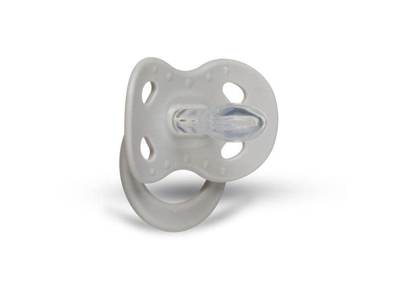 Medela Baby Nuggi Original Pastel Grau/Beige 0-6 Mt. Baby-Schnuller Doppelpack