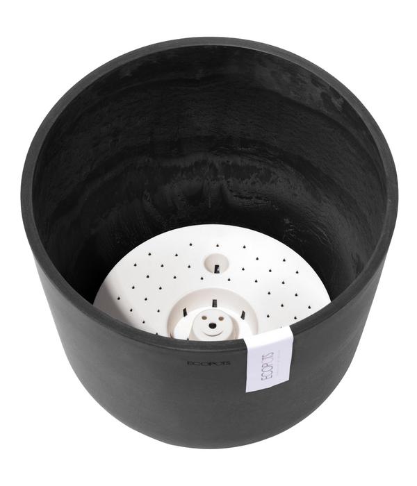 Ecopots Kunststoff-Topf Oslo mit Wassersystem,