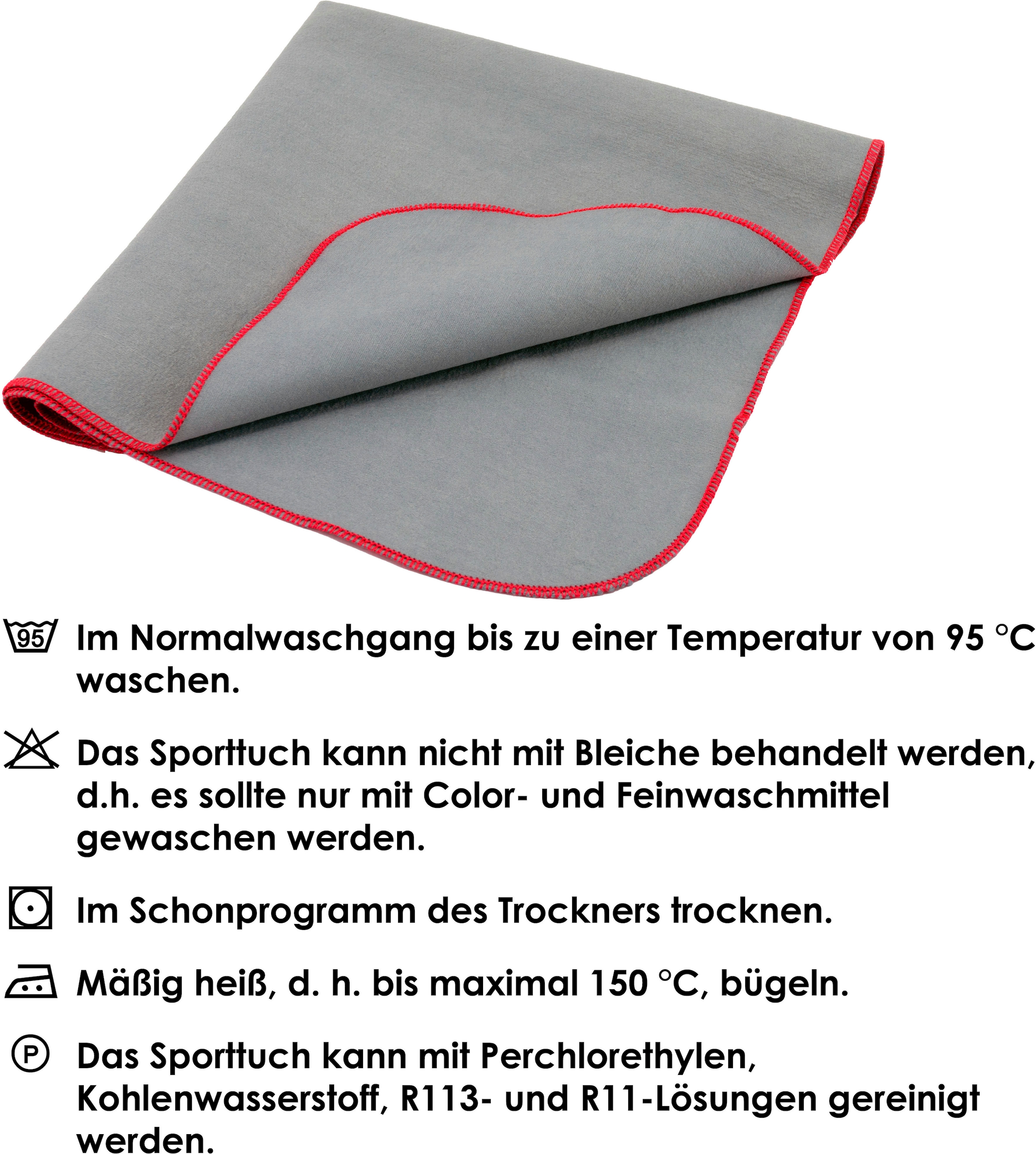 SETEX Sporthandtuch »SETEX Sporttuch aus Evolon®« Komfort & Haltbarkeit: Hypoallergenes Evolon® - sanft zur Haut