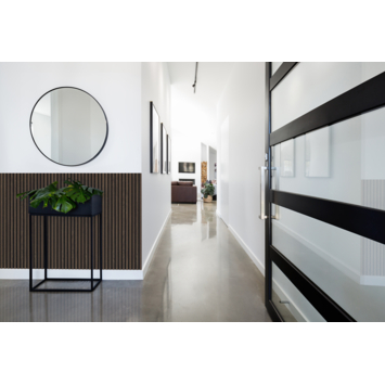 Lattenwand 260x52,6 cm gerookt eiken, dikte 22 mm