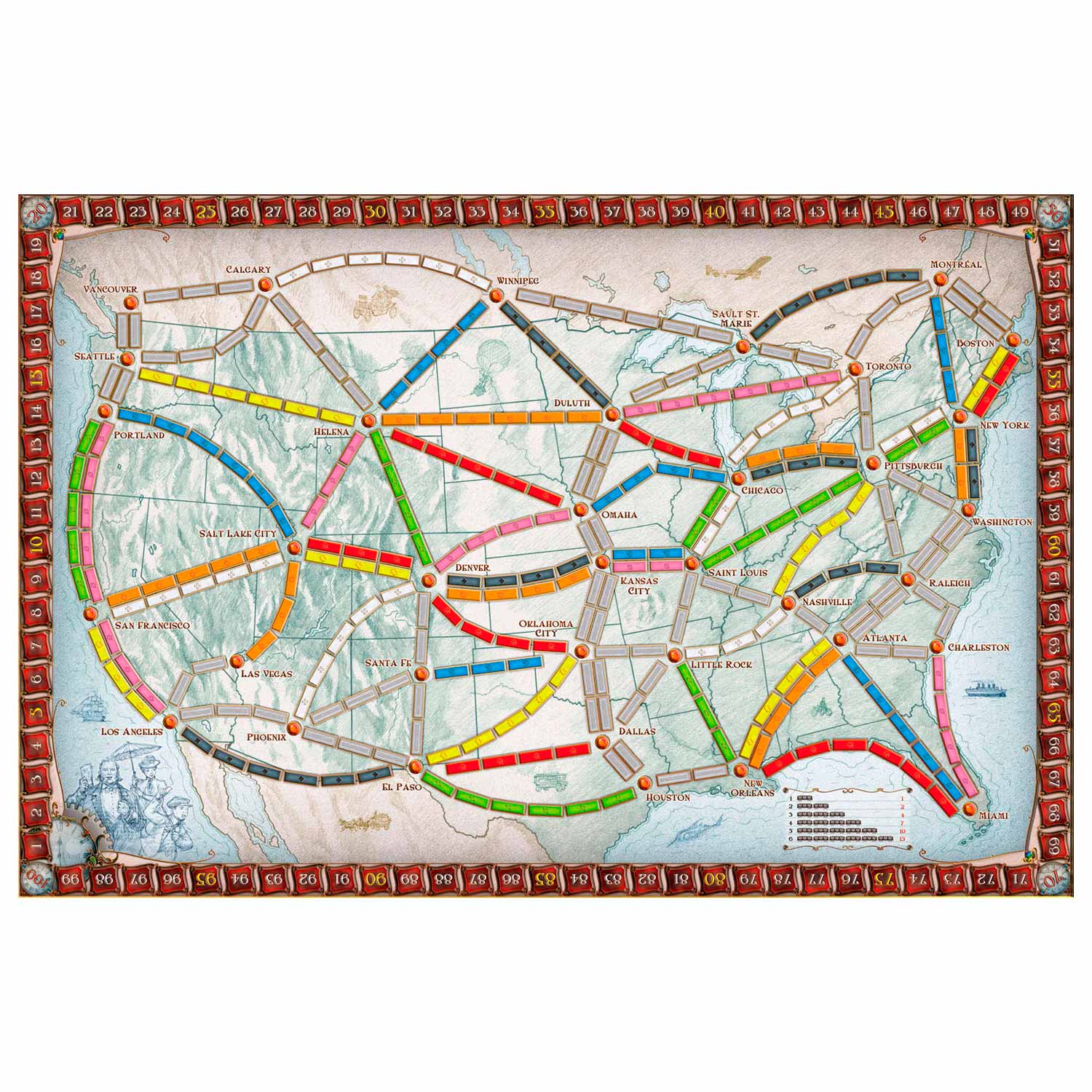 Ticket to Ride USABordspel