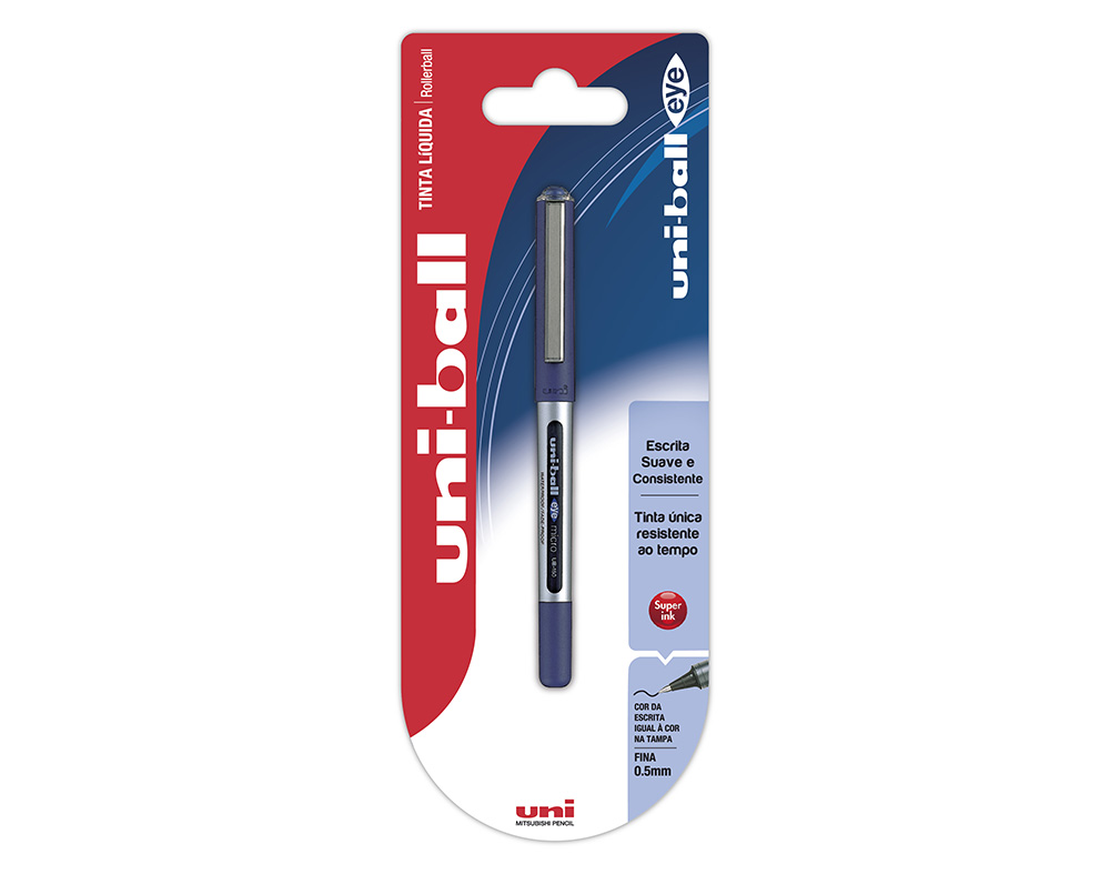 ESFEROGRÁFICA ROLLER UNI-BALL EYE MICRO UB-150 AZUL