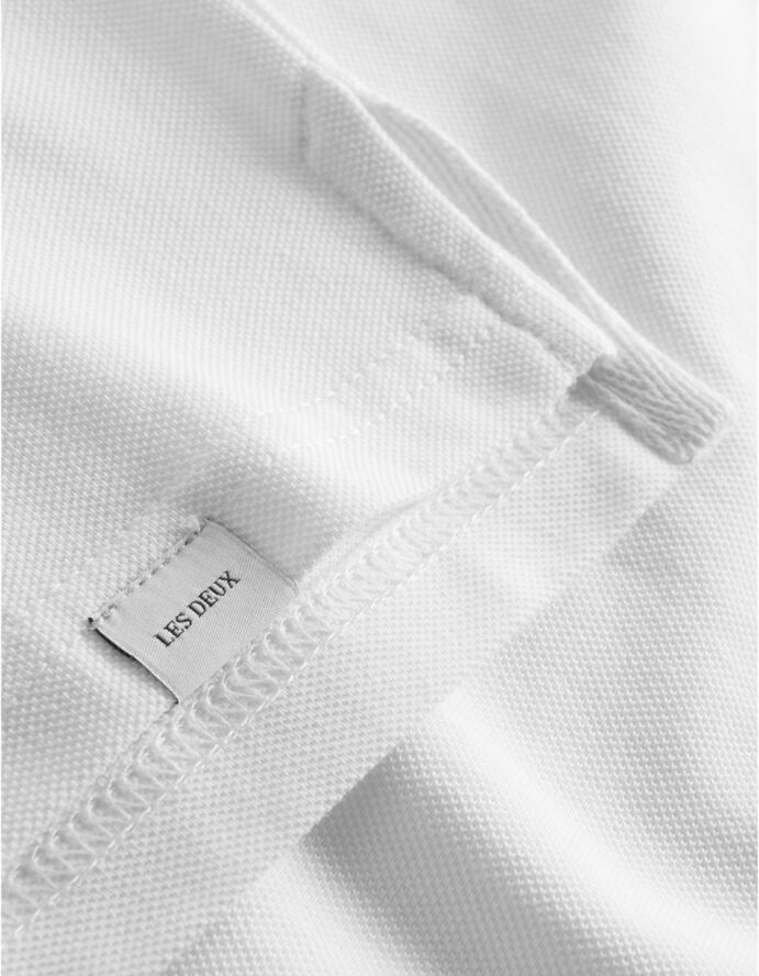 Les Deux Piqué Polo White