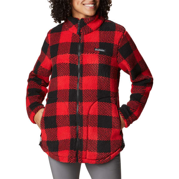 Veste polaire COLUMBIA WEST BEND FULL ZIP W RED LILY CHECK