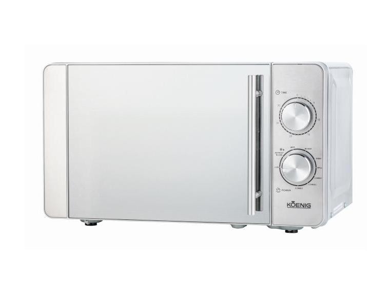 Koenig Mikrowelle Classic Silber 700 W Mikrowelle