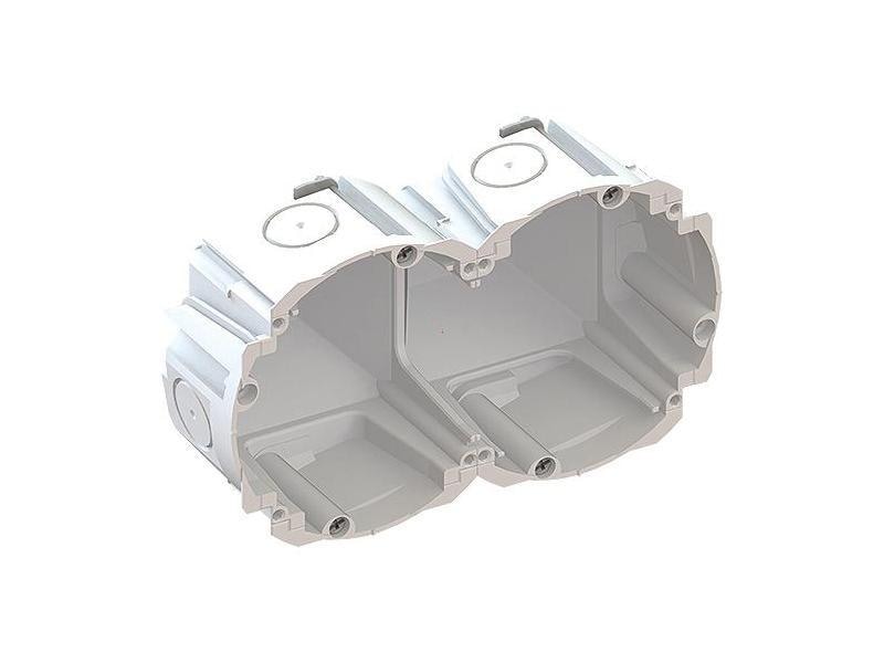 AGRO Montagedose Quickbox Kombi 2x1 für Hohlwände Quickbox Hohlwanddose für den Leicht- und Ständerbau