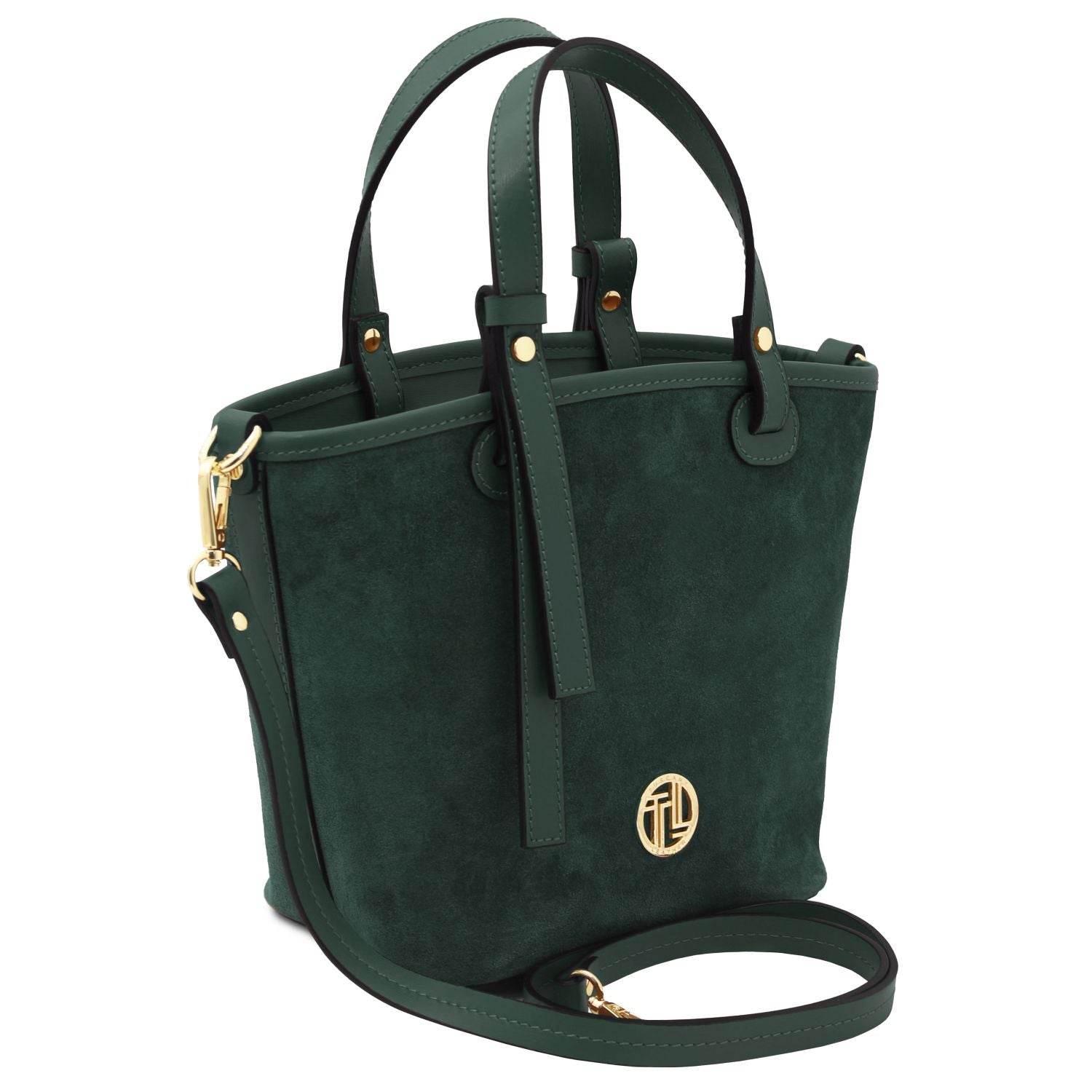 TL142261 – Glacette – Suede leren emmer tas