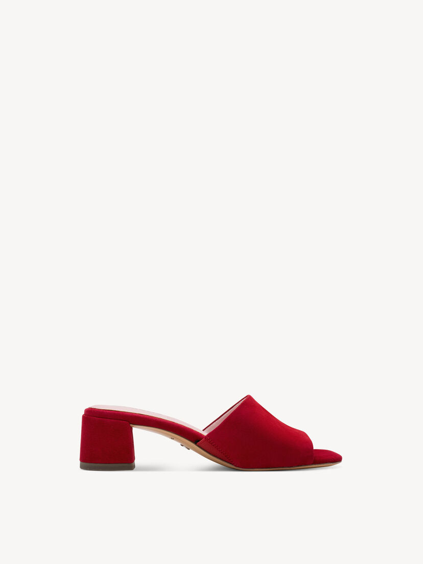 Leren Slipper - rood