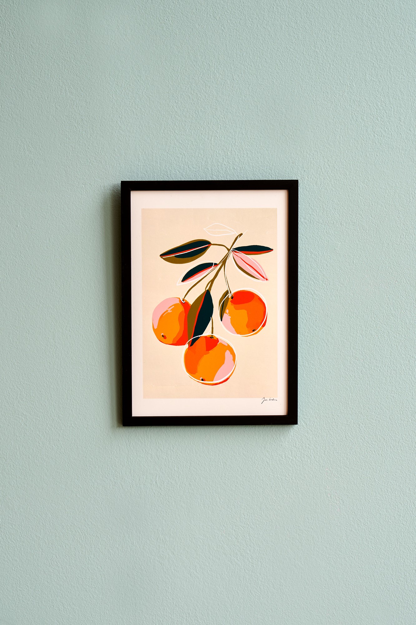 Plakat Oranges A4 | PSTR studio. | Peach | Poster and Frame