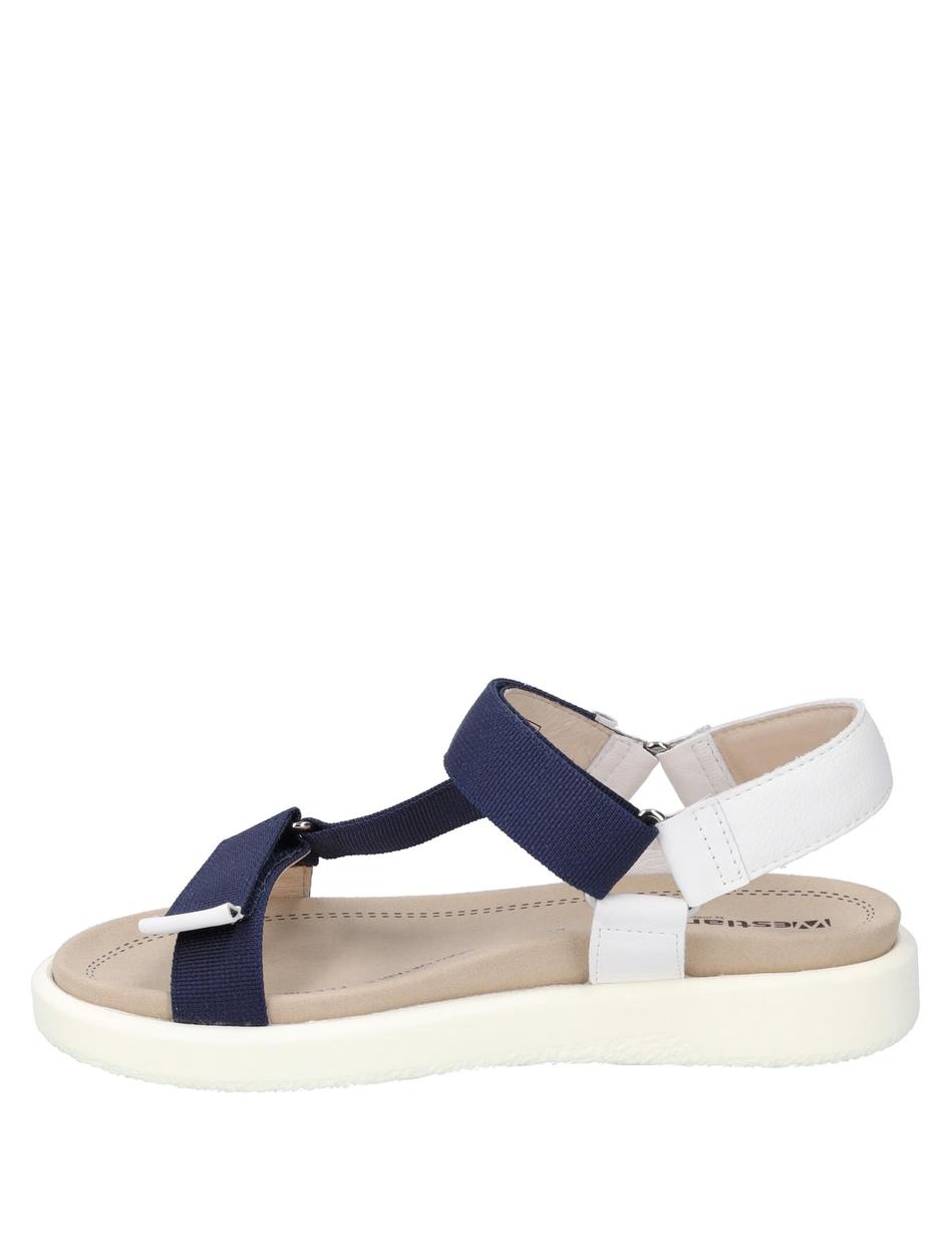 Sandale Albi 02, blau-kombi