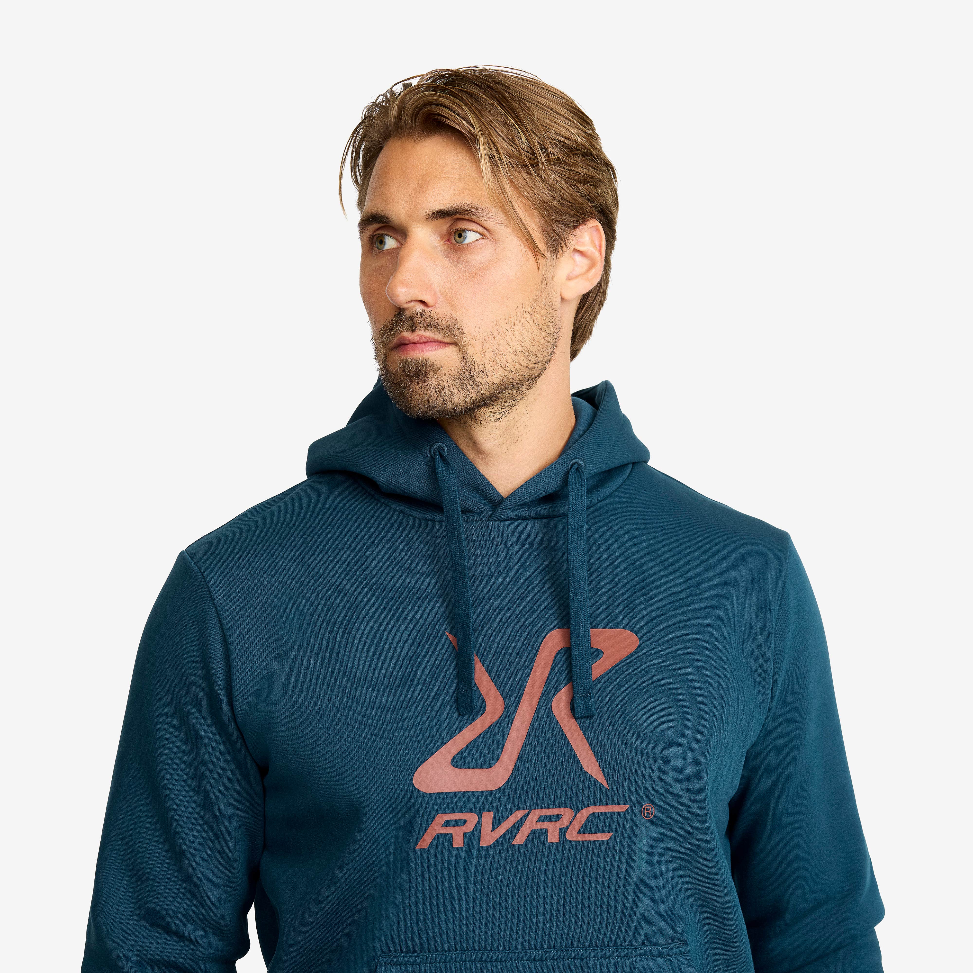 RVRC Hoodie Herre Moonlit Ocean/Smoked Paprika