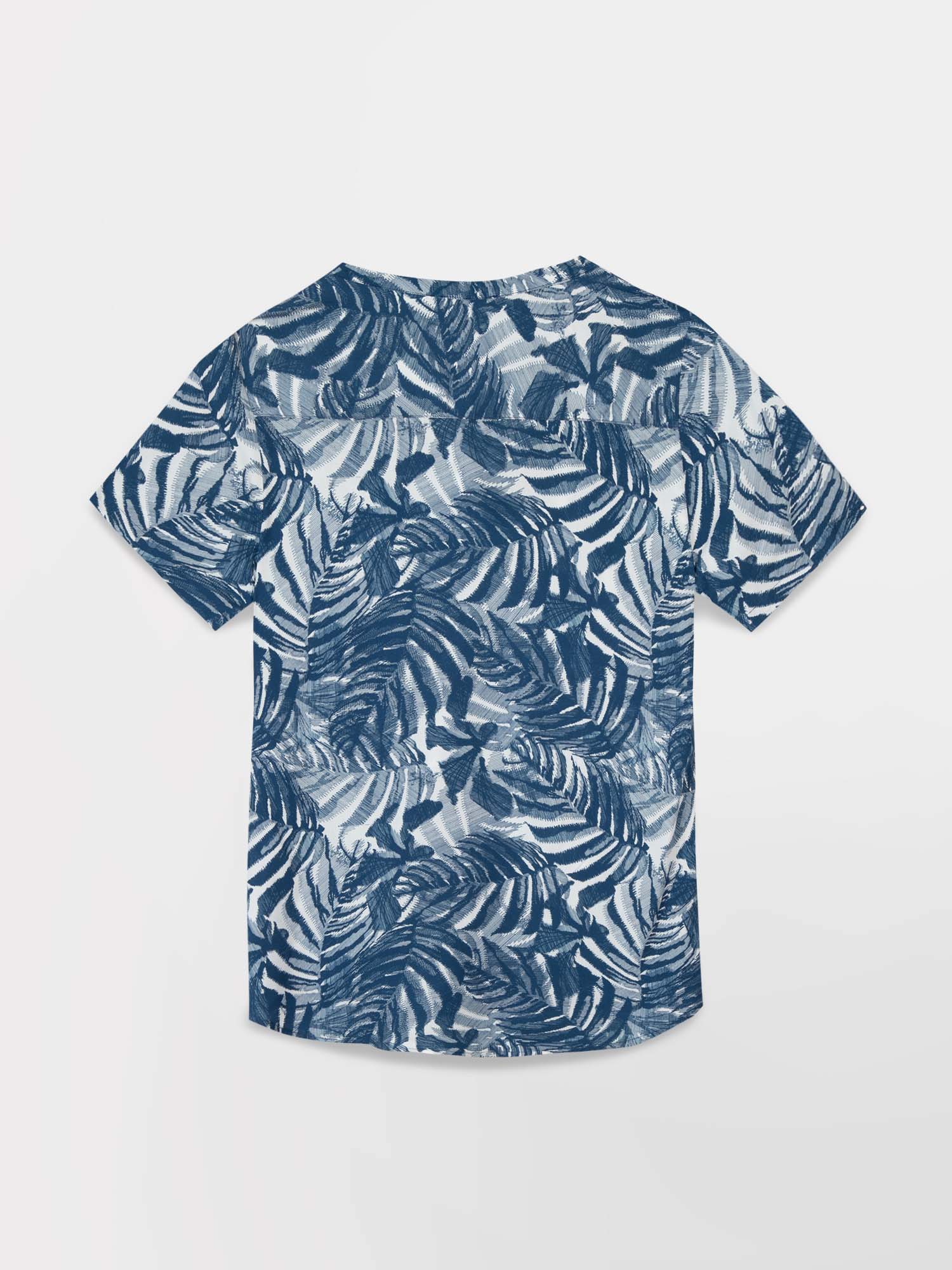 Blouse Femme Légère Floral Bleu