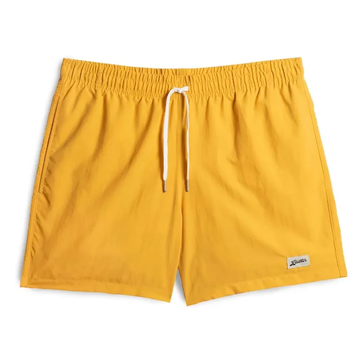 Bather Short de Bain Solid Fibres Recyclées | Jaune tournesol