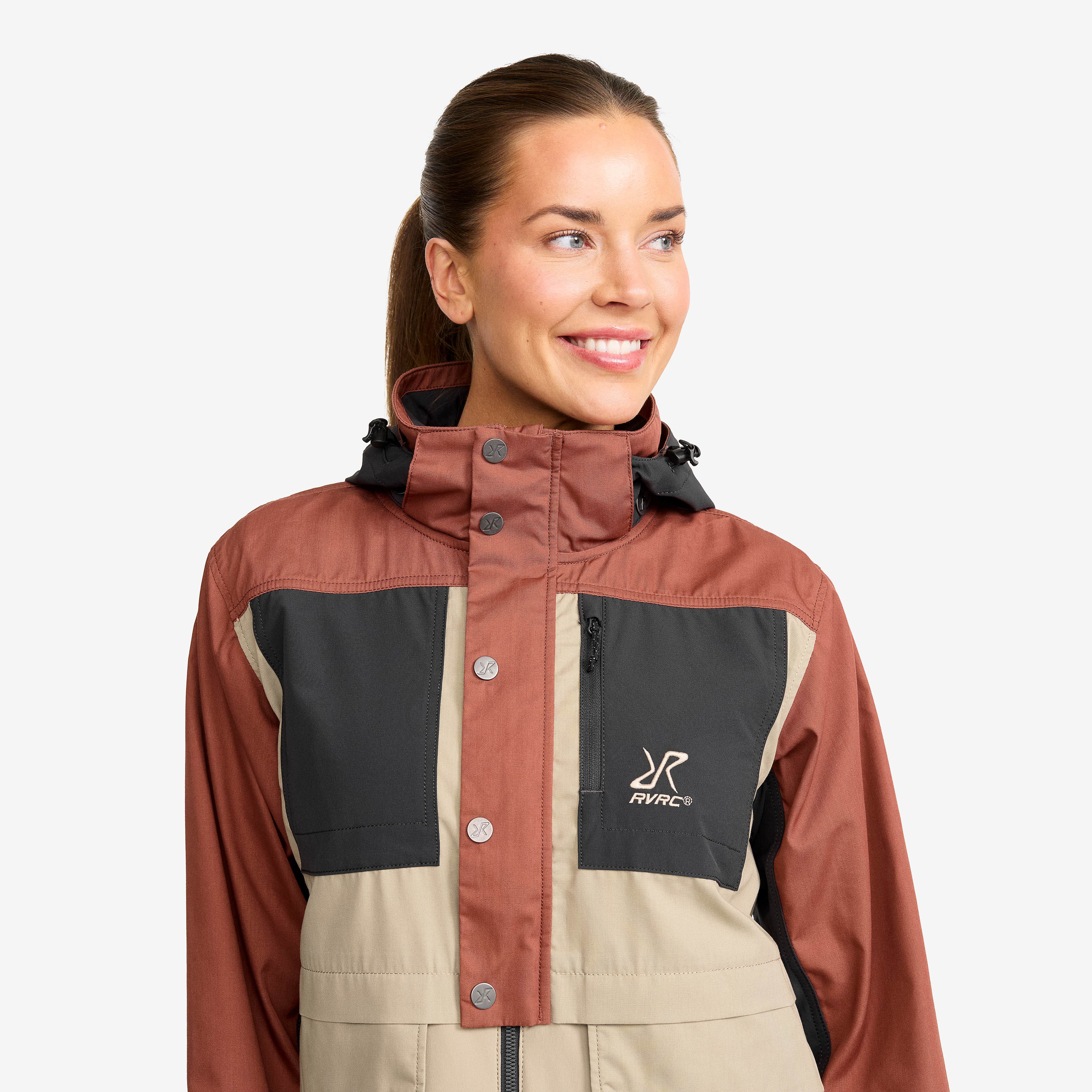 Rambler Lightweight Pro Jacket Dame Pink Mahogany/Aluminium