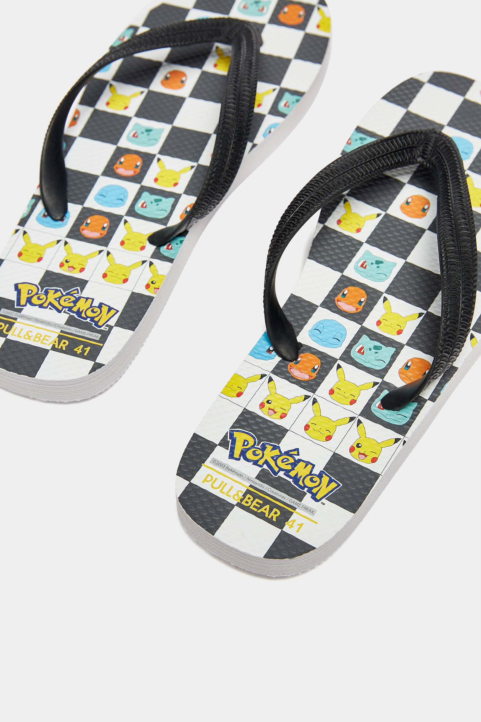 Chinelo Pokémon - Preto