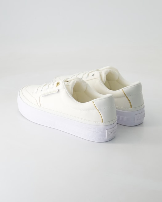 Tommy Hilfiger ESSENTIAL VULC TEXTILE SNEAKER Sneaker in Weiß