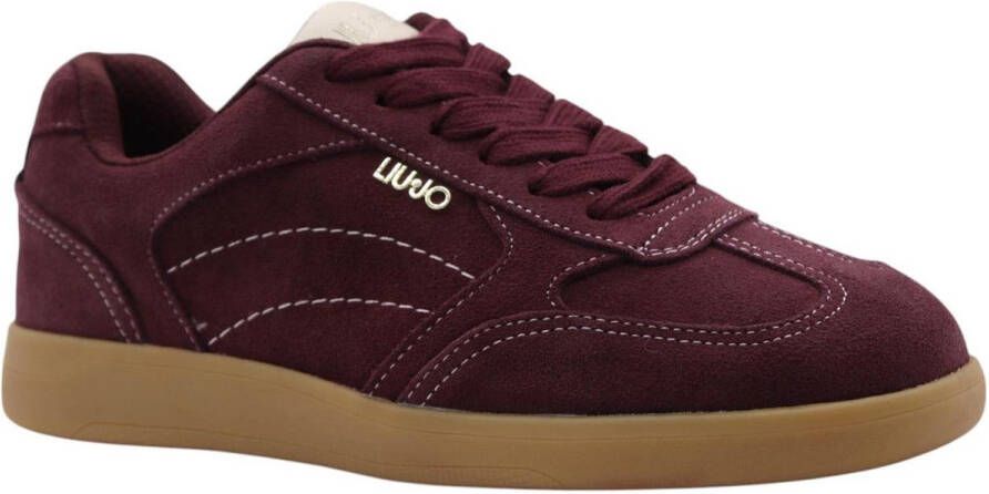 Liu Jo Amazing 25 leren sneakers bordeaux