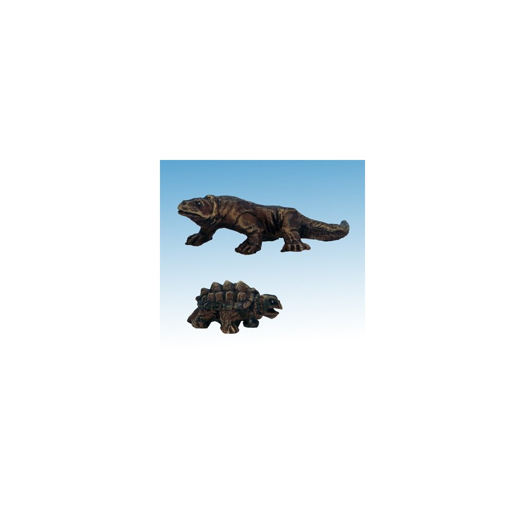 Large Lizard & Snapping Turtle