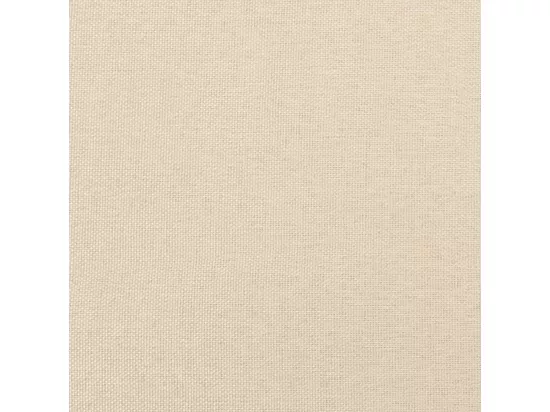 Sommier à lattes de lit Crème 200x200 cm Tissu