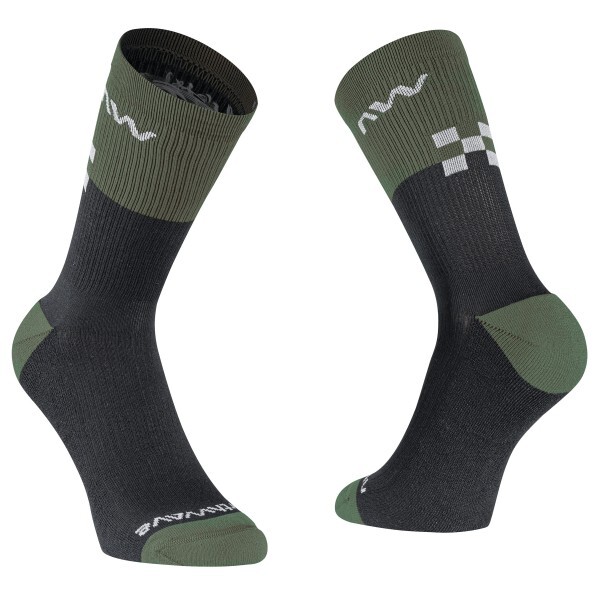 Northwave Edge Fietssokken Groen/Zwart