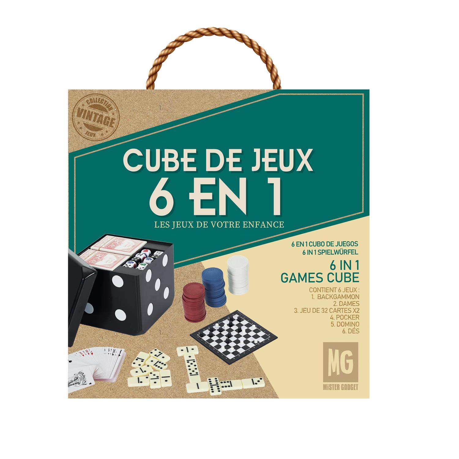 CUBE JEUX 6 EN 1