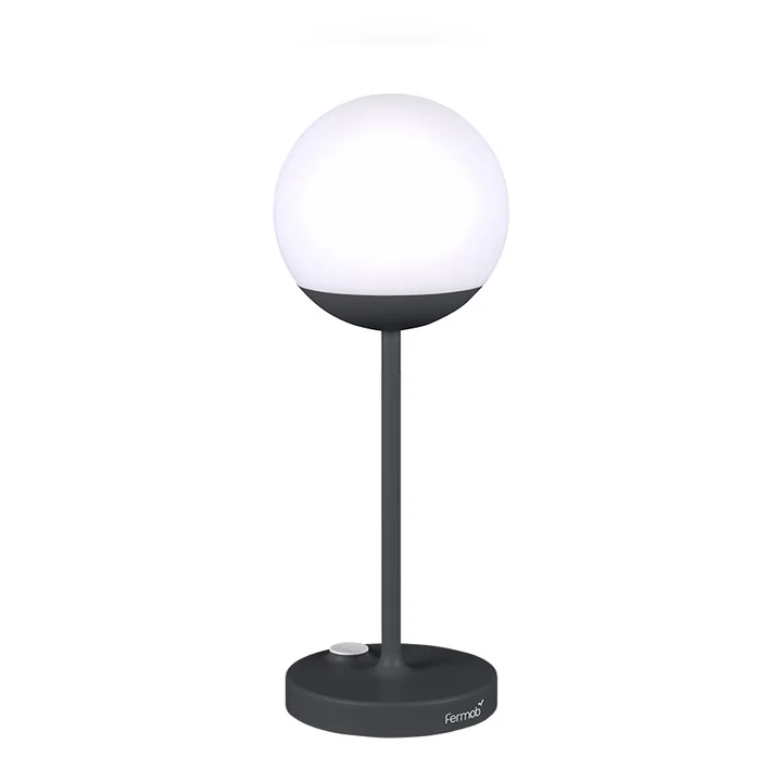Fermob - Mooon! Akku LED-Leuchte, H 41 cm, anthrazit