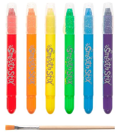 Ooly Farbkreide - Aquarell - Smooth Stix - 6 st.