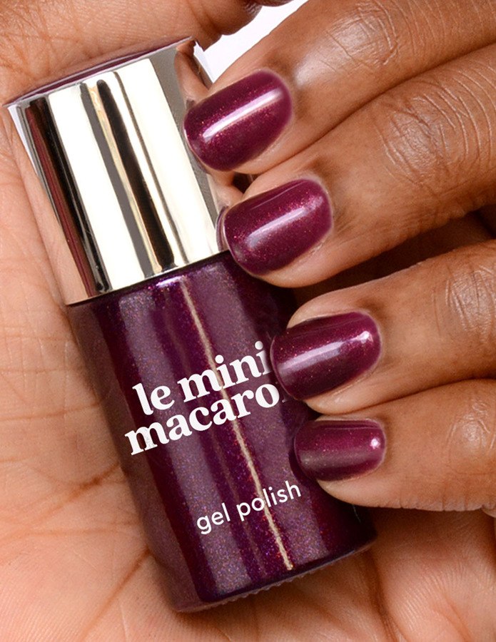 Le Mini Macaron Single Gel Polish Dark Plum 10ml
