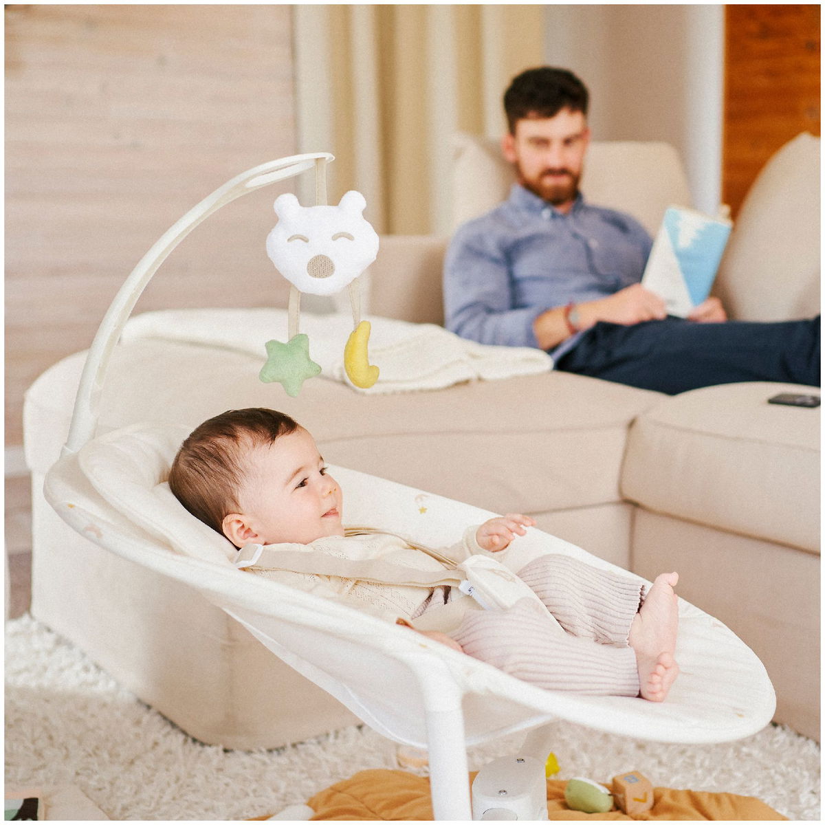 badabullebadabulle   ferngesteuerte Babyschaukel