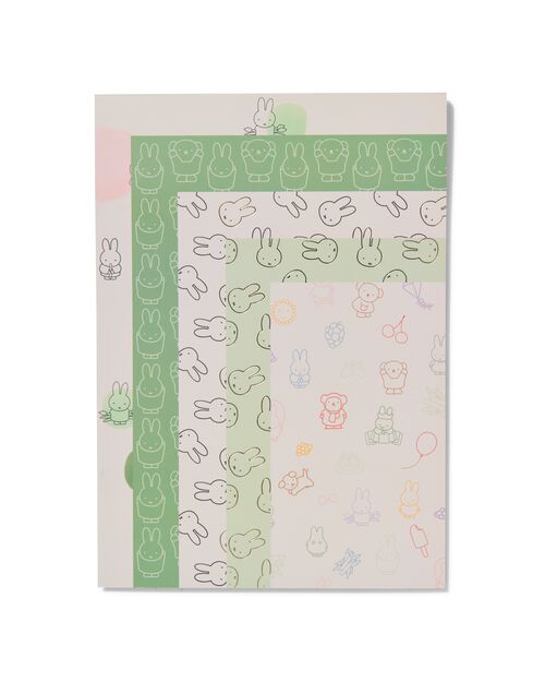 25 feuilles de papier à dessin A4 Miffy
