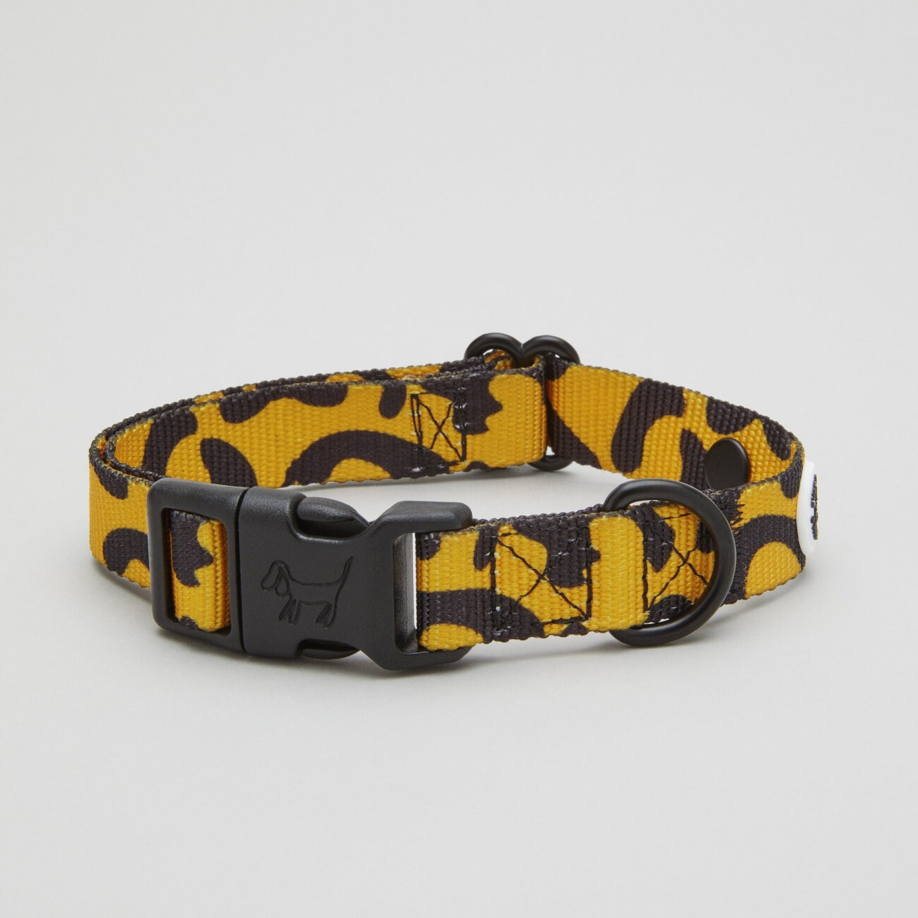 Barkalot Hundehalsband-Auslaufset orange/ schwarz S