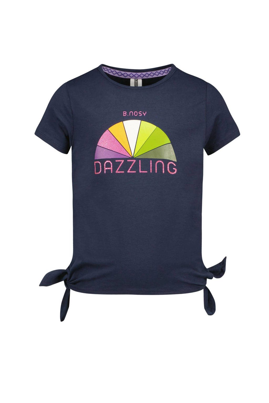 B.Nosy T-shirt B.Dazzeling met printopdruk donkerblauw