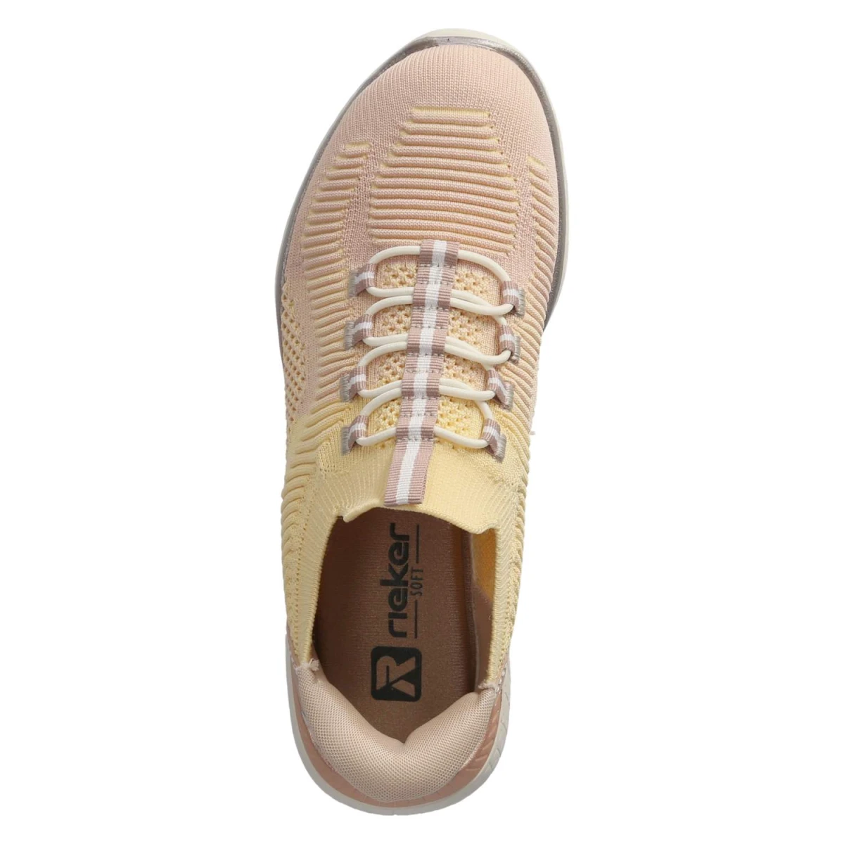 RiekerSlip On Sneaker - gelb kombi