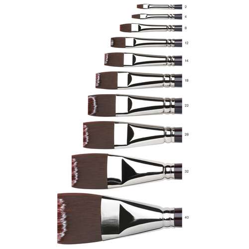 WINSOR & NEWTON™ GALERIA Acrylpinsel, kurz und flach