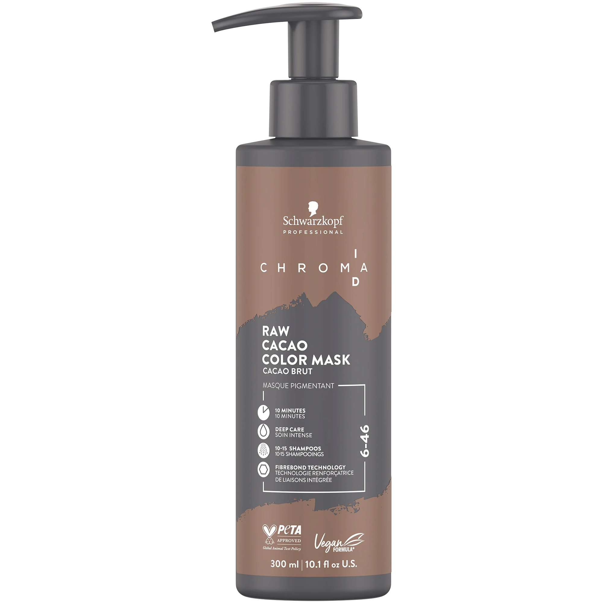 Masque Pigment Chroma ID 6-46 Cacao Brut Schwarzkopf 300 ML