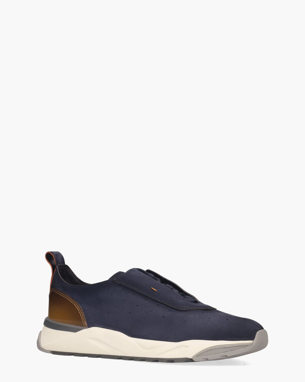 Santoni 22032 Donkerblauw Herensneakers