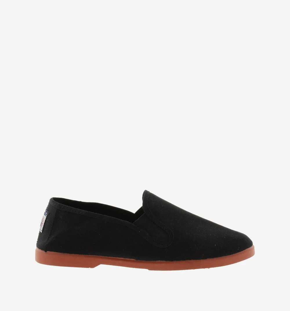 GONG-FU COTON BIOLOGIQUE Baskets kung fu en toile unisexe NEGRO