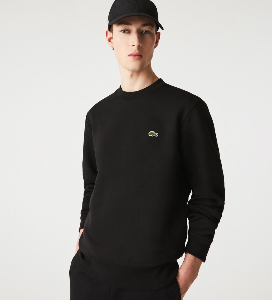 Moletom Lacoste preto com logo