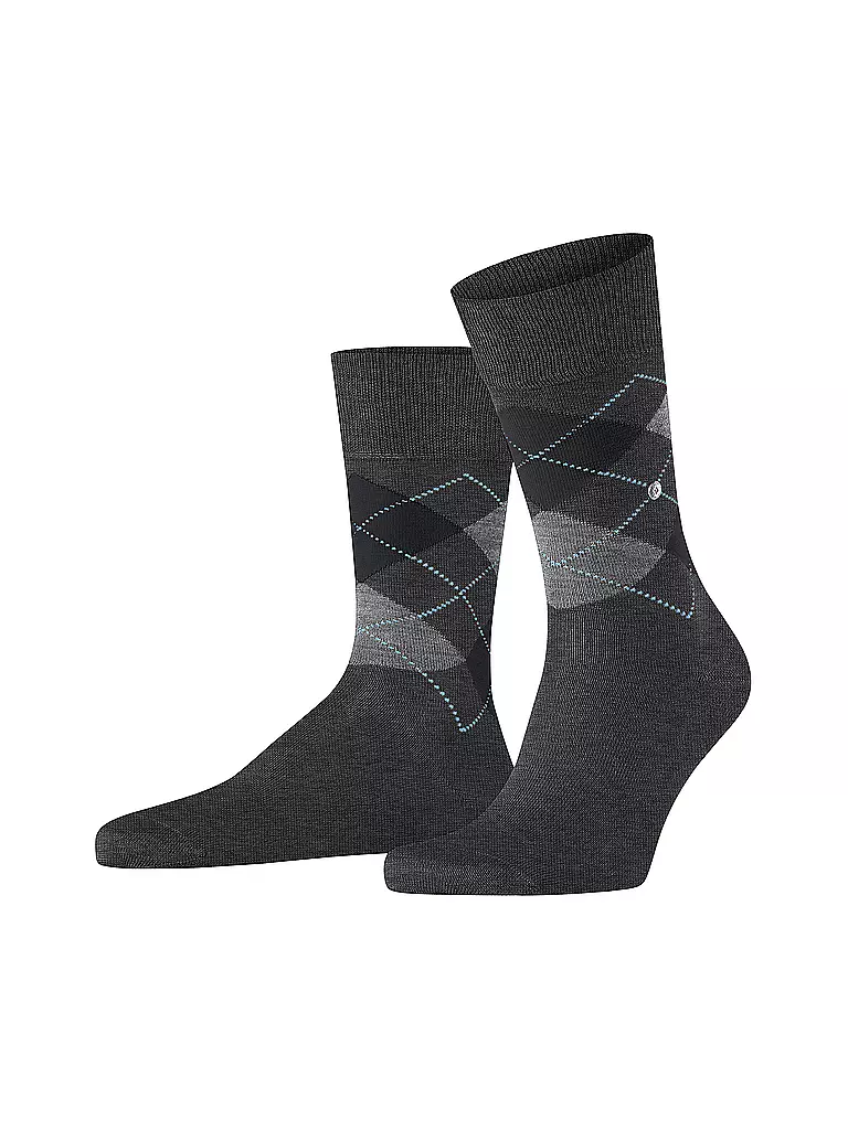 BURLINGTON Herren Socken 40-46 MANCHESTER anthracite melange grau
