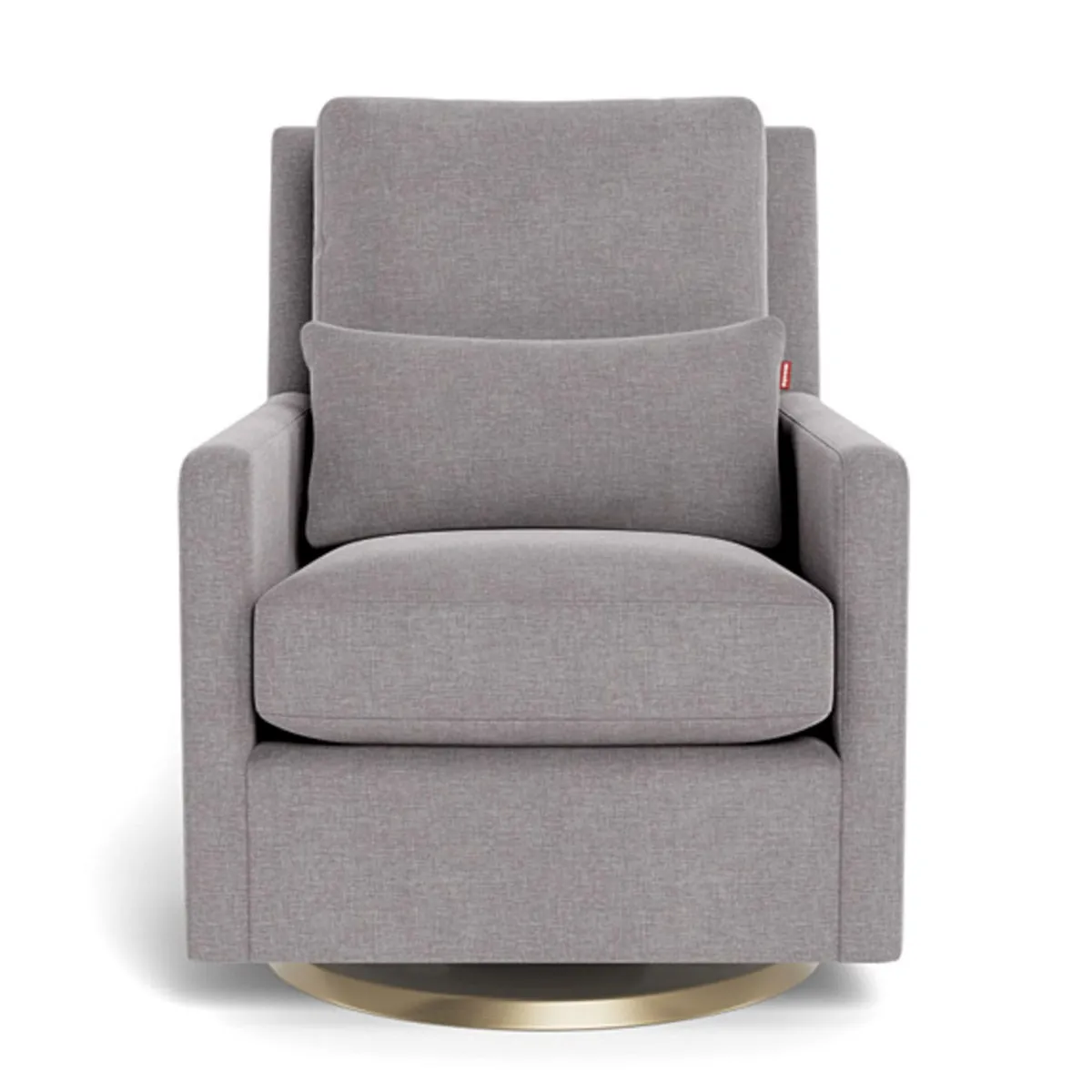 Monte Fauteuil Berçant et Pivotant Como - Pebble Gris  Or