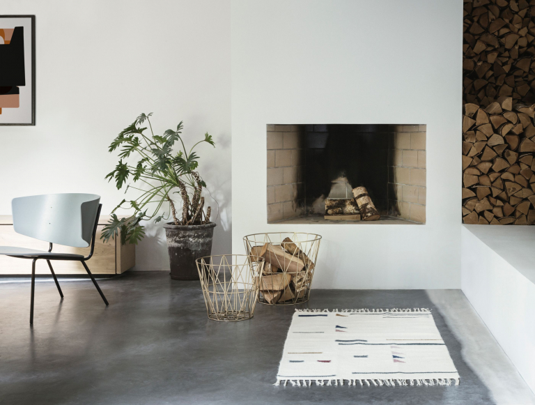 Ferm Living Herman fauteuil zwart