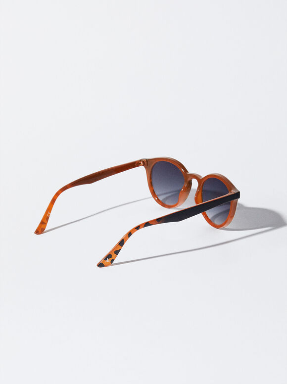 Gafas De Sol Redondas - Marrón