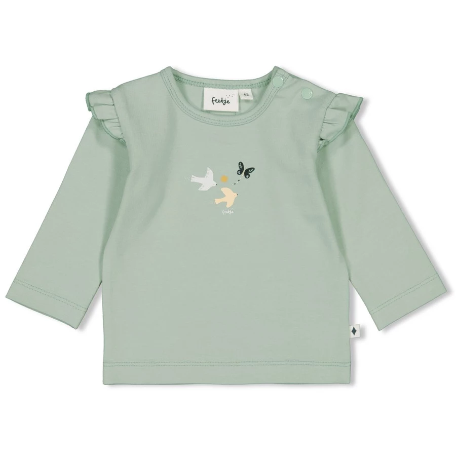 Feetje Langarmshirt Pretty Paisley Mint