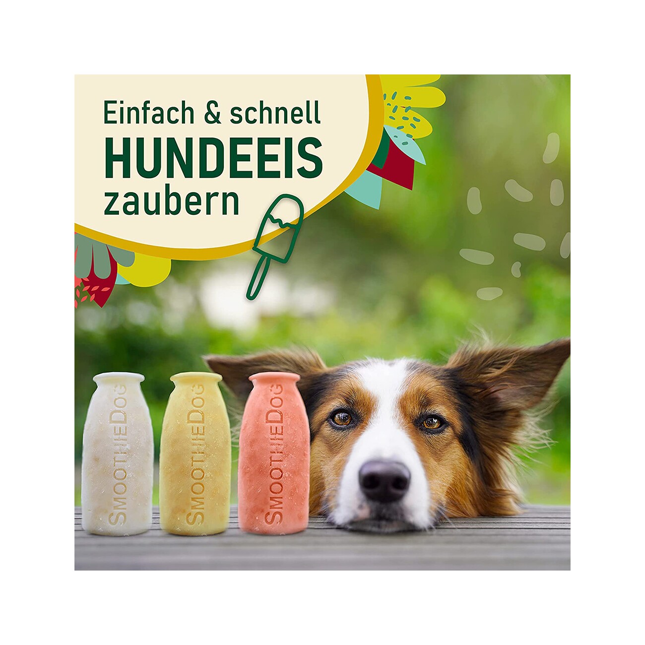 SmoothieDog Huhn 3x 250 ml + Ente 3x 250 ml + Eisform
