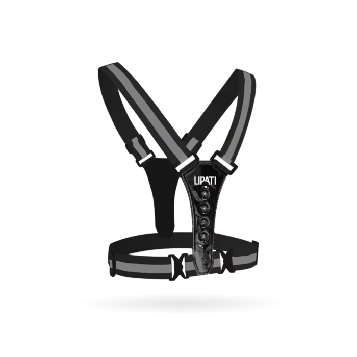 Lipati Unisex Reflekser Reflective Vest Sort