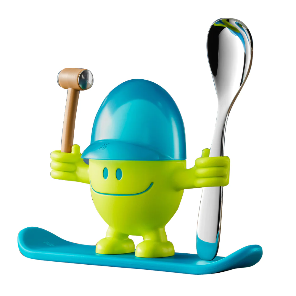 Coquetier Mc Egg avec cuillère vert WMF